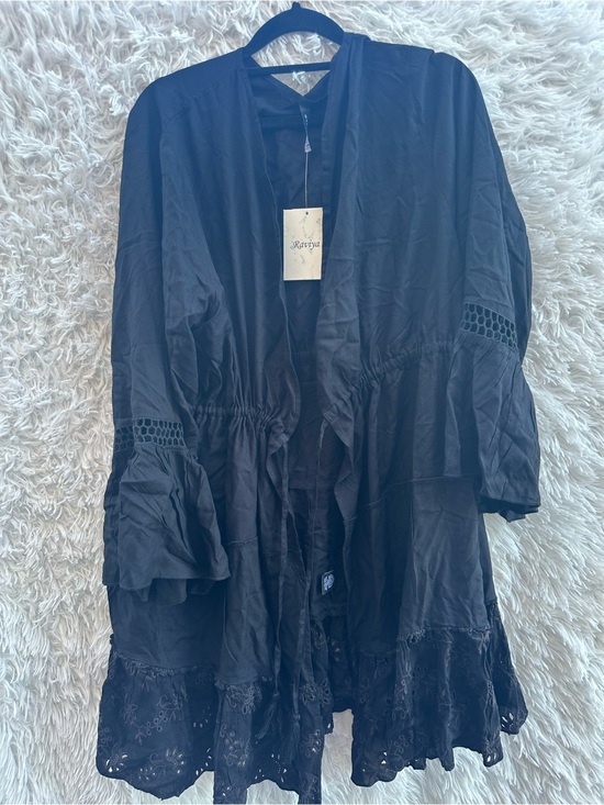 Raviya Other - Raviya Black Women's swimwear cover up with waist string size 1X